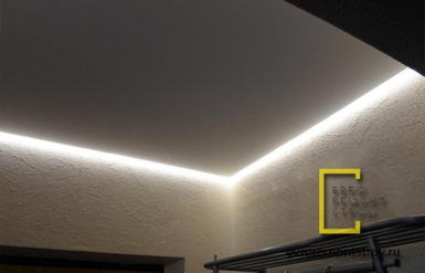 Натяжные потолки с подсветкой